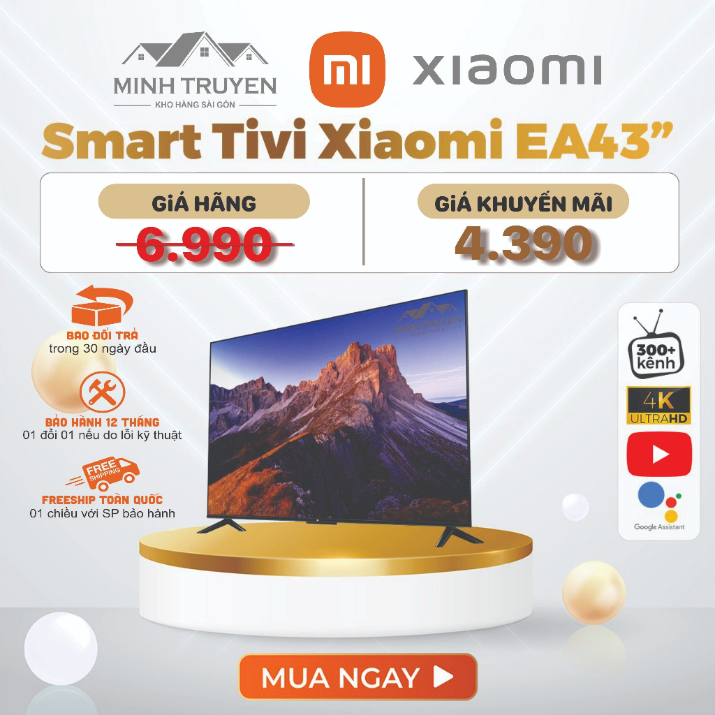 Smart Tivi Xiaomi 43 inch EA43 2022 Series