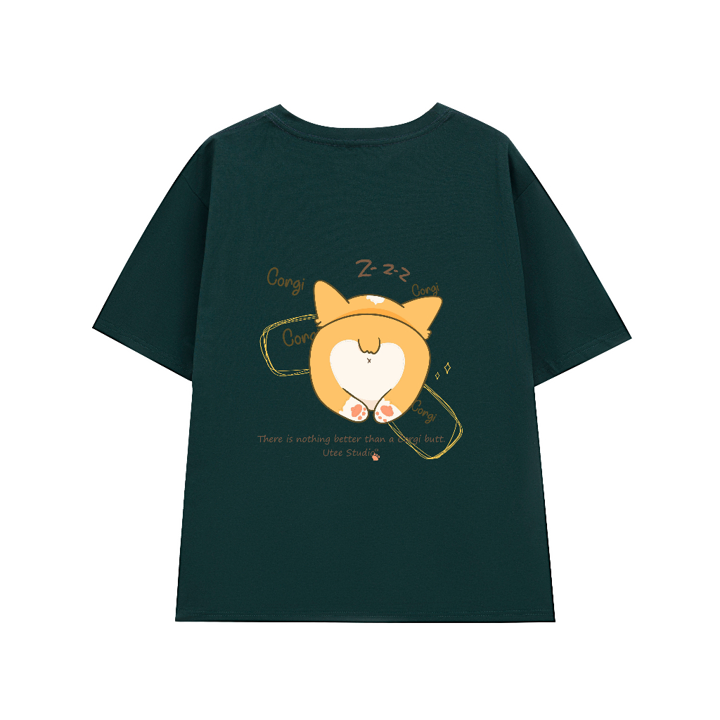 [UNISEX] Áo thun Corgi dog 2 mặt