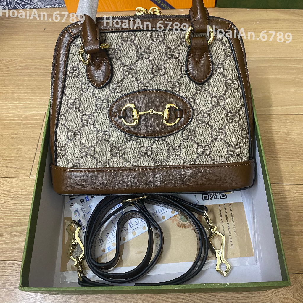 Túi GC Horsebit 1955 Mini Top Handle Bag - Super Fullbox - Túi Xách Nữ Quai Cầm