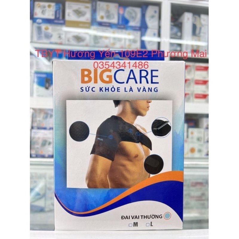 Đai vai có túi khí kẹp nách - Hàng chính hãng BigCare