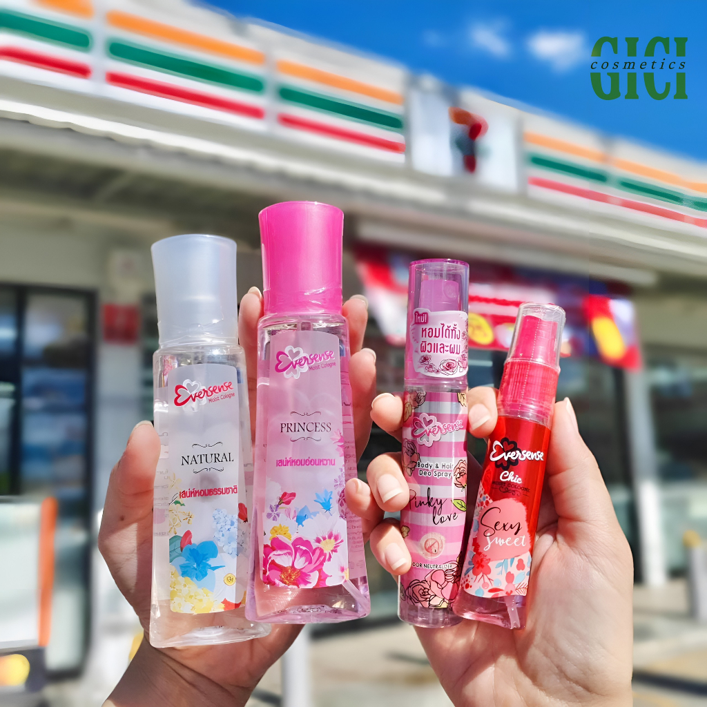 Xịt Thơm Nước Hoa Thái Lan Eversense Natural Moist Cologne 90ml