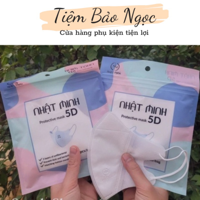 Khẩu trang 5D MASK NHẬT MINH tiện lợi