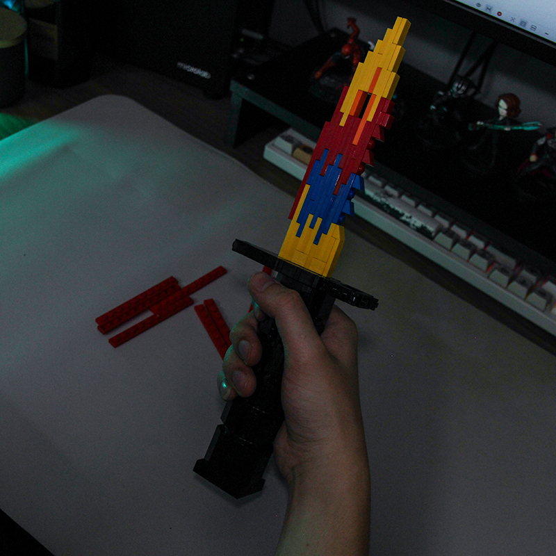 Mô Hình lắp ghép Lego Dao Knife CSGO Butterfly &amp; M9 bayonet &amp; Karambit &amp; Flip &amp; Bowie