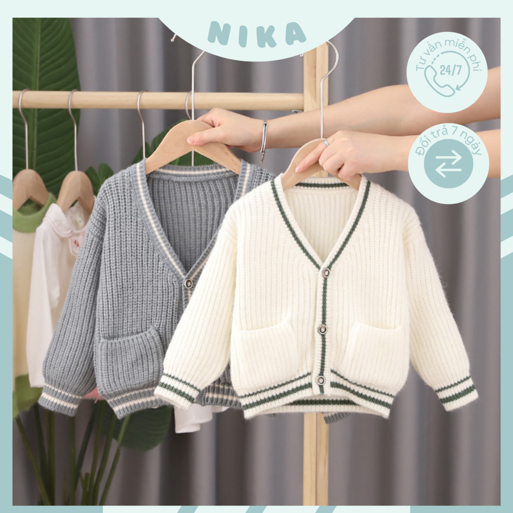 Áo Khoác Cardigan💗FREESHIP EXTRA💗 CHẤT DÀY DẶN 💗cho bé từ 0~5 tuổi