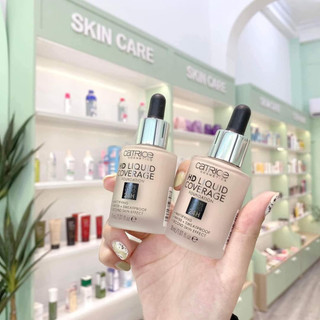Kem nền kiềm dầu Catrice HD 24h Liquid Coverage Foundation che phủ hoàn hảo