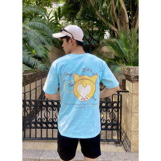 [UNISEX] Áo thun Corgi dog 2 mặt