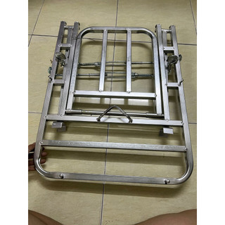 Giá đỡ/ Baga sau inox chuyên chở hàng dòng xe Wave