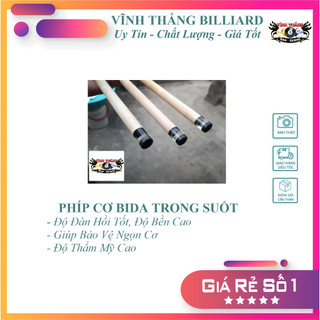 Phíp cơ bida trong suốt 13mm - giúp bảo vệ ngọn cơ bida và làm đẹp cho cây cơ yêu quý của mình