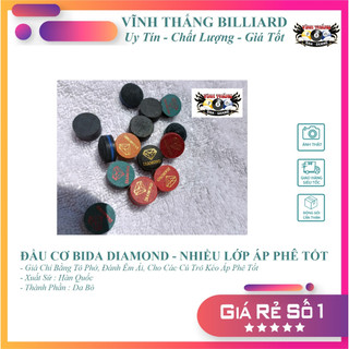 Đầu Cơ Bida - Đầu Tẩy Cơ Bida Diamond - 6 Lớp Êm Ái Cho Áp Phê Tốt (Kèm Video Hướng Dẫn Thay)