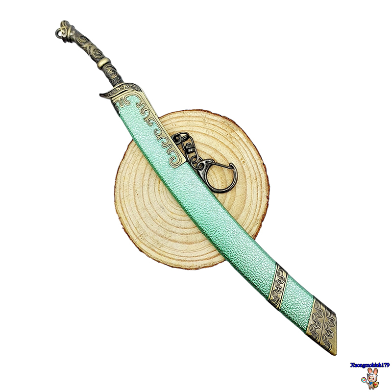 Mô hình sưu tầm phim Hữu Phỉ Chu Phỉ Phá Tuyết đao kim loại 22cm