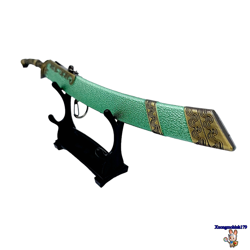 Mô hình sưu tầm phim Hữu Phỉ Chu Phỉ Phá Tuyết đao kim loại 22cm