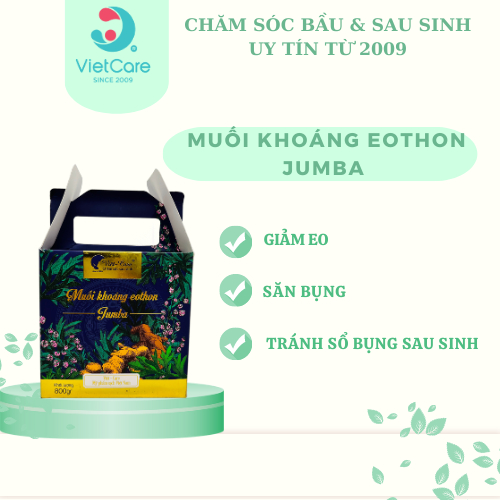 Muối khoáng eothon jumba VIETCARE/giảm eo sau sinh/