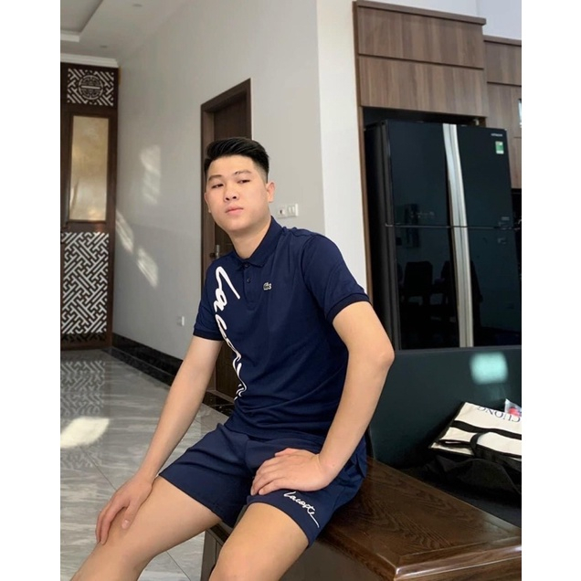 BỘ THỂ THAO NAM POLO CÁ SẤU PHỐI MÀU CAO CẤP CO GIÃN 4 CHIỀU , THẤM HÚT MỒ HÔI-HÀNG CHẤT LƯỢNG CAO | BigBuy360 - bigbuy360.vn