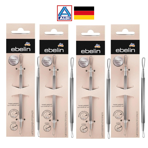 Que nặn mụn cao cấp, lấy mụn đầu đen hai đầu Ebelin (hàng đức)