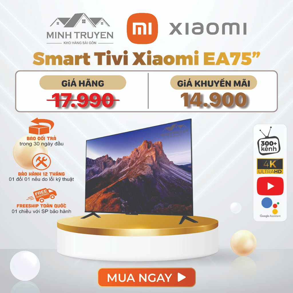 Smart Tivi Xiaomi 75 inch EA75 2022 Series