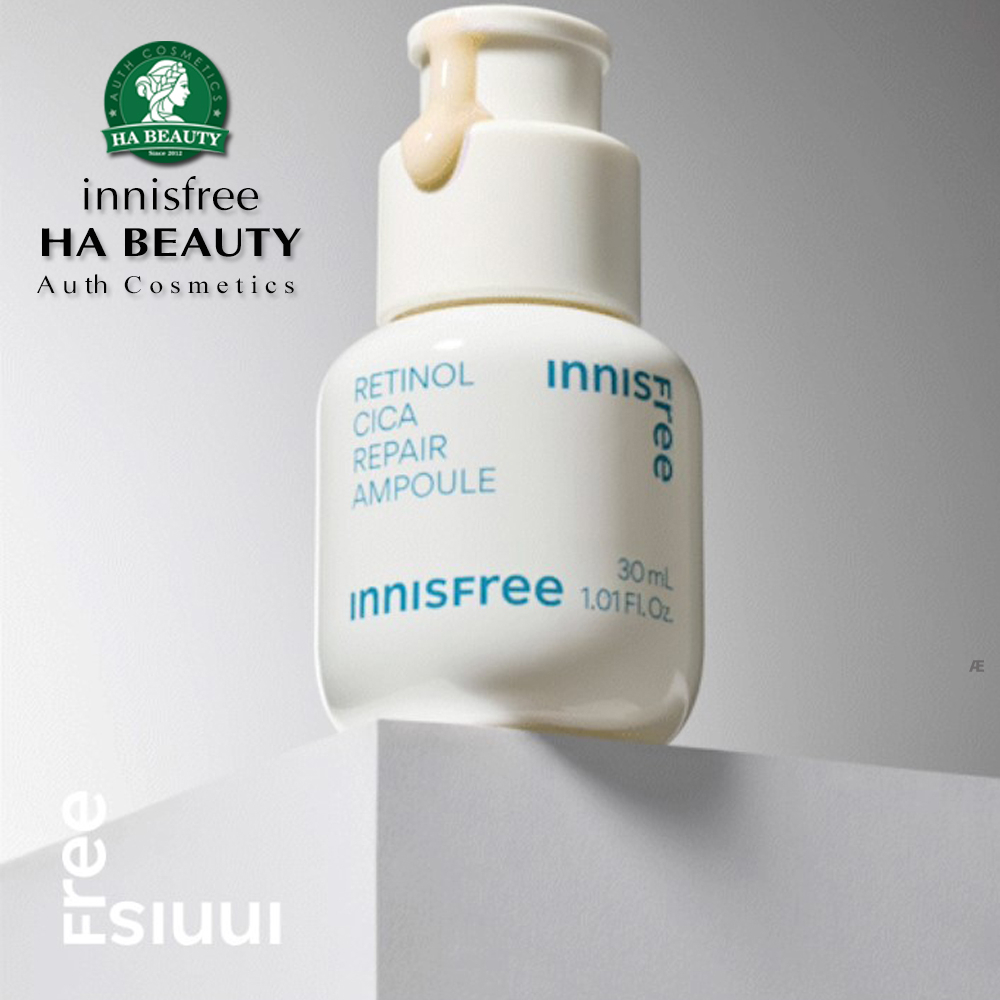 Tinh chất dưỡng phục hồi Sáng khỏe da innisfree Retinol Cica Repair Ampoule 30 mL