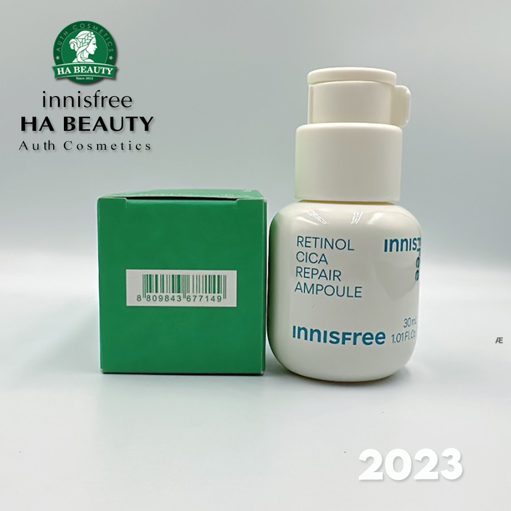 Tinh chất dưỡng phục hồi Sáng khỏe da innisfree Retinol Cica Repair Ampoule 30 mL