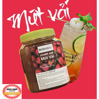 Mứt vải boduo hũ 1kg