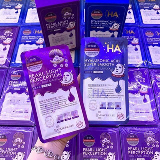 HỘP 20 miếng Mặt nạ  TÍM M'aycreate HA Mask