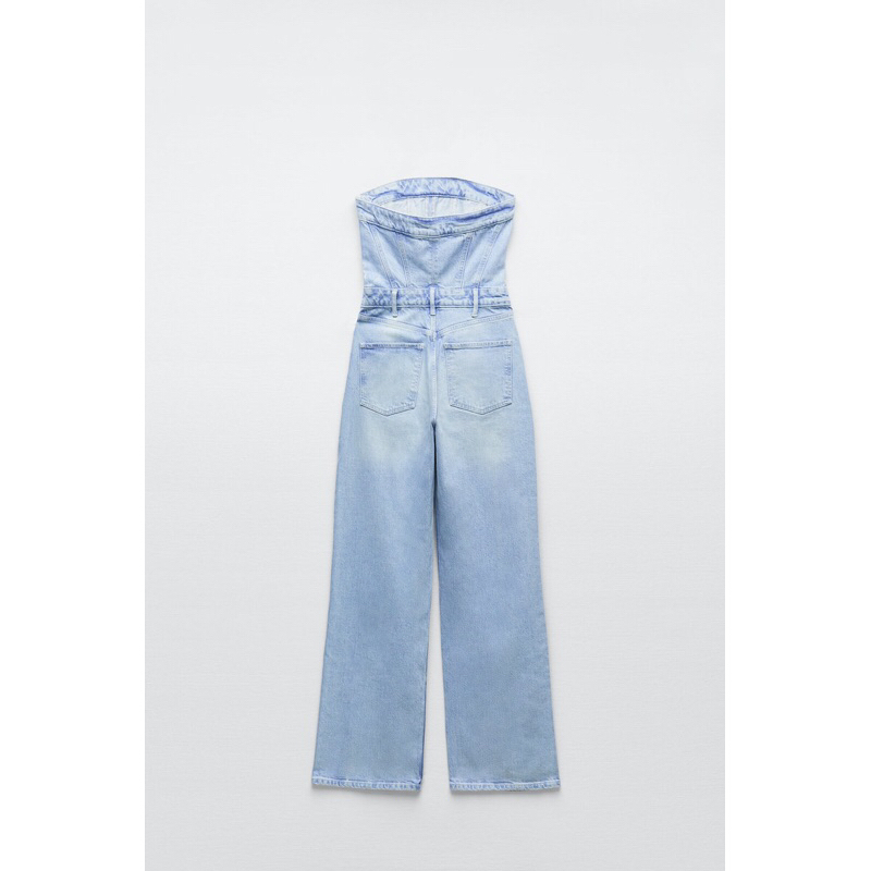 JUMPSUIT CORSET BỘ LIỀN QUẦN DENIM JEANS ZARA ZR AUTH NEW TAG SALE HOT HIT