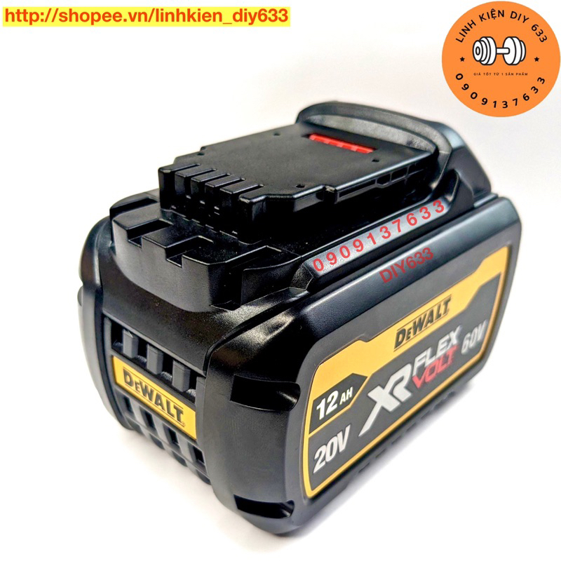 Combo vỏ mạch Dewalt Flex Volt 20V-60V 15 cell