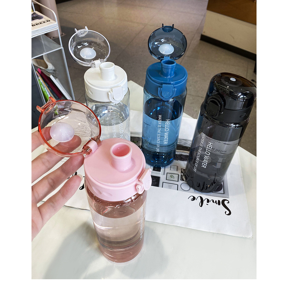 Bình Đựng Nước Nhựa Thể Thao LULY SPORT, Bình nước Cute Dễ Thương 780ml