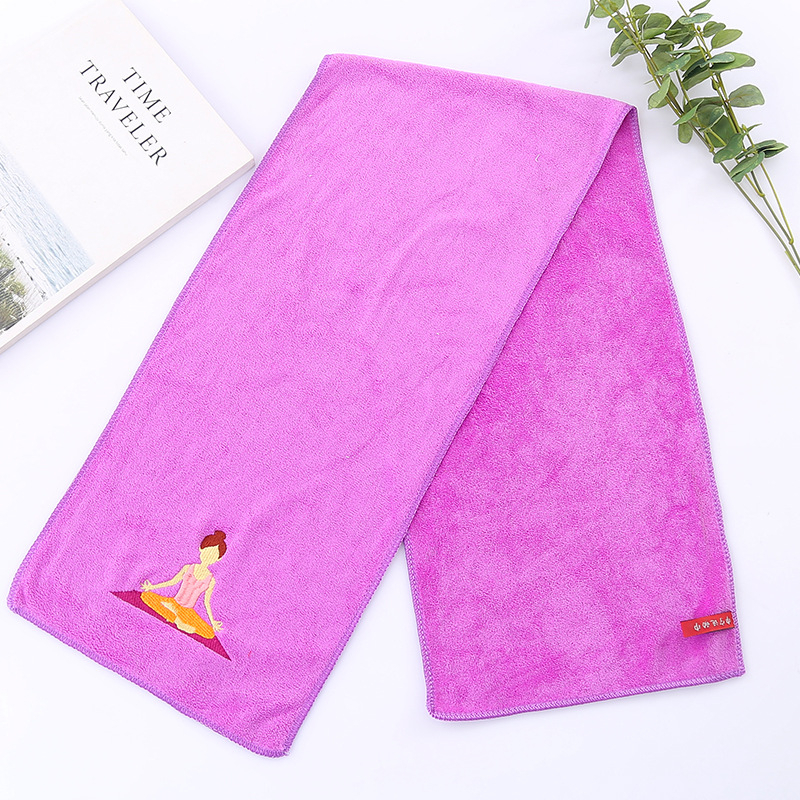 Khăn cô gái Yoga LULY SPORT hăn lau mồ hôi tập Yoga ,thấm hút nhanh, kích thước 110cm x 25cm