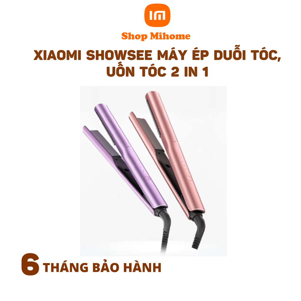 Máy ép duỗi tóc, uốn tóc Xiaomi Showsee 2 in 1 - thẳng tạo kiểu tóc đa năng 4 mức nhiệt cao cấp