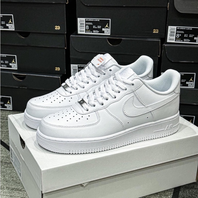 Giày _Nike Air Force 1 Trắng Bản Like,au Đế Air Fom Chuẩn Đủ Size Nam Nữ Full Box Bill