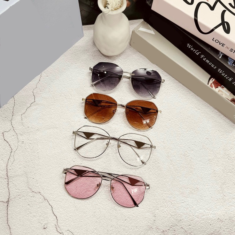 Kính mát PraD nam nữ full màu sang chảnh