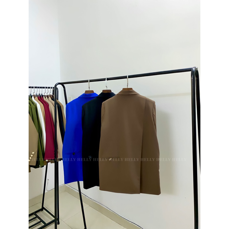 ÁO BLAZER NỮ PHOM SUÔNG XẺ TÀ HELLY SHOP