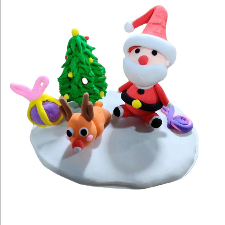 Combo 12 màu đất sét an toàn nặn hình cao cấp siêu nhẹ dành cho bé làm butter slime trang trí