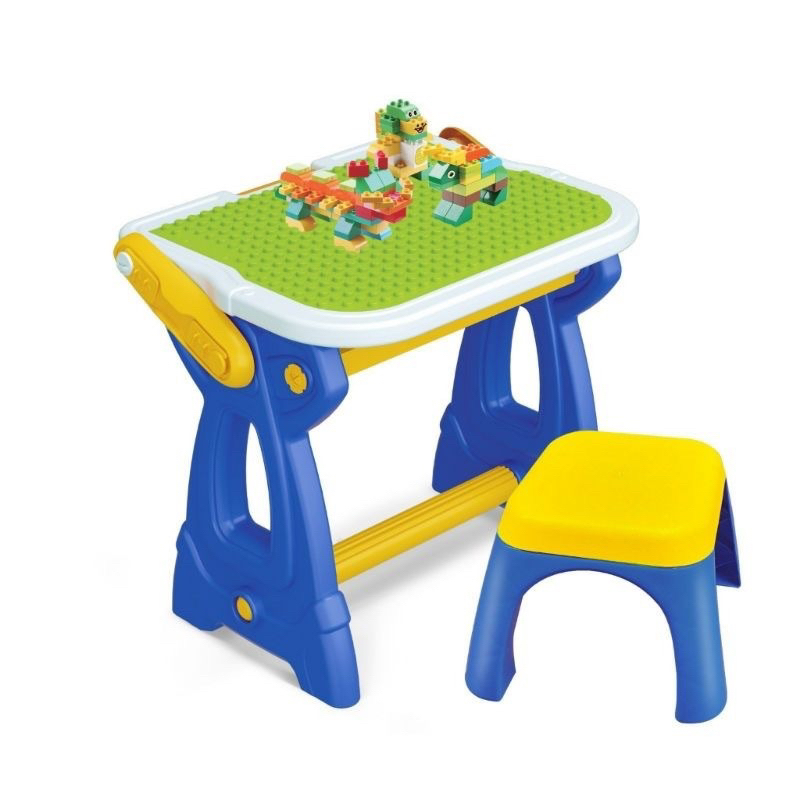 Bộ bàn ghế đa năng lego, bàn vẽ moony