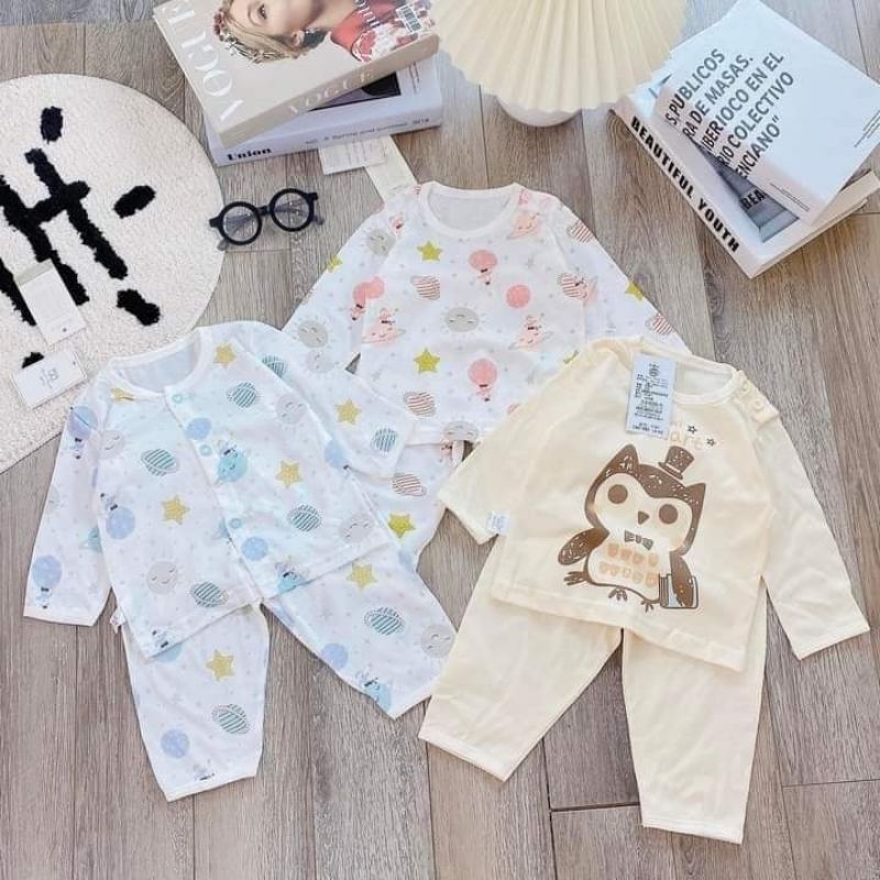 Bộ dài tay, bộ cotton xuất Nhật cho bé