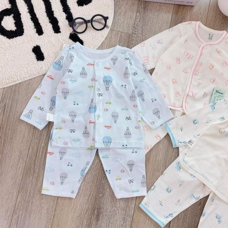 Bộ dài tay, bộ cotton xuất Nhật cho bé