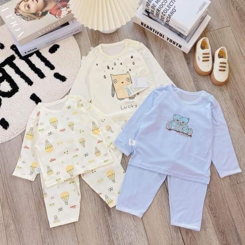 Bộ dài tay, bộ cotton xuất Nhật cho bé