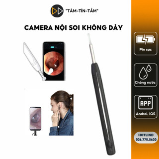 Bộ Lấy Ráy Tai Có Đèn, Camera Nội Soi Tai, Mũi, Họng Siêu Nét - An toàn - Chống nước