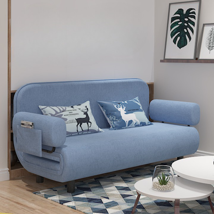 Ghế sofa giường gấp gọn có đệm tay khung thép chắc chắn, Sofa giường gấp có khóa kéo vệ sinh [Miễn phí vận chuyển] | BigBuy360 - bigbuy360.vn