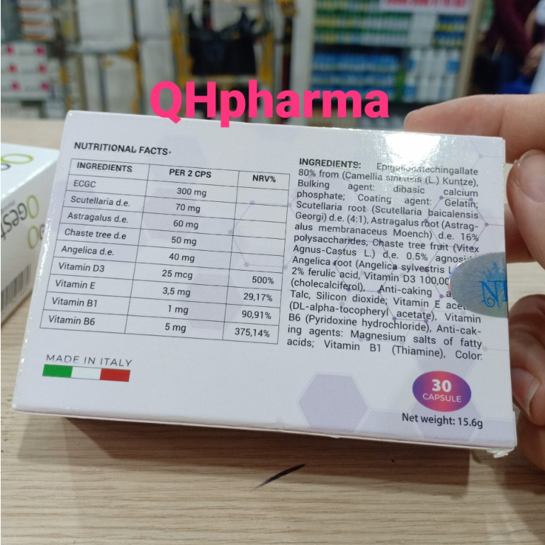 Viên uống FIBRO+ hộp 30 viên giúp giảm u xơ tử cung hiệu quả