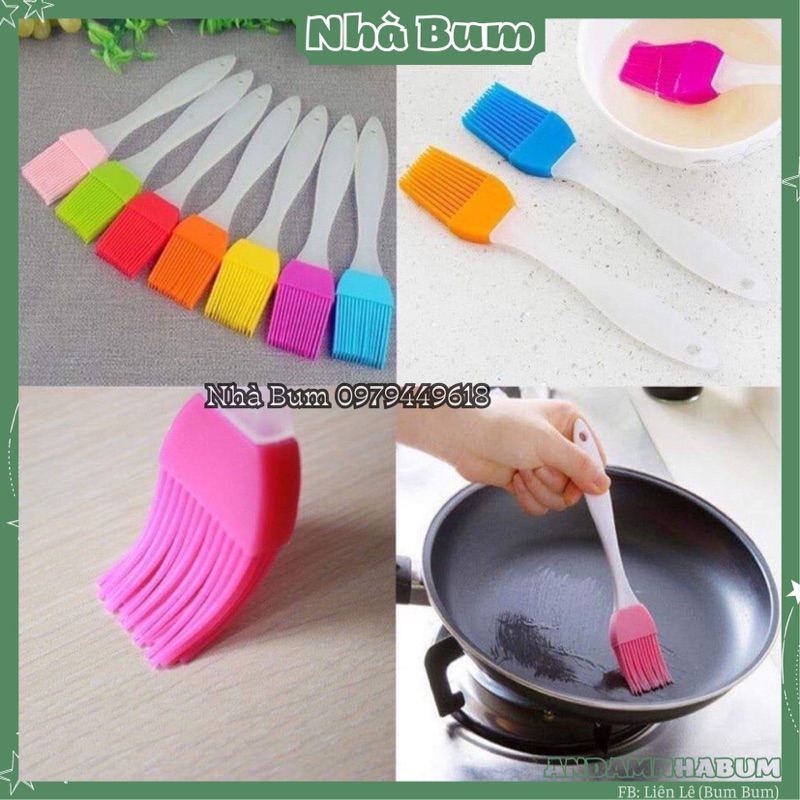 Chổi phết / Cọ phết dầu cán trắng trong