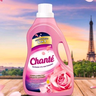 Nước Giặt Xả Chante 8in1 hương hoa hông Pháp 3.4kg