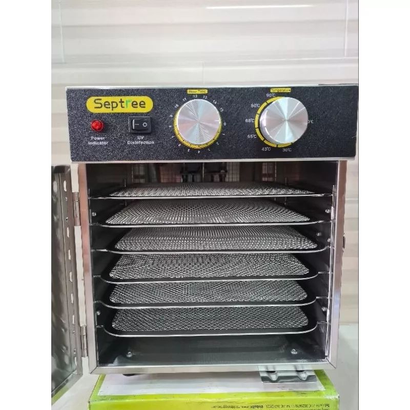 MÁY SẤY THỰC PHẨM SEPTREE 6 KHAY CÓ ĐÈN UV