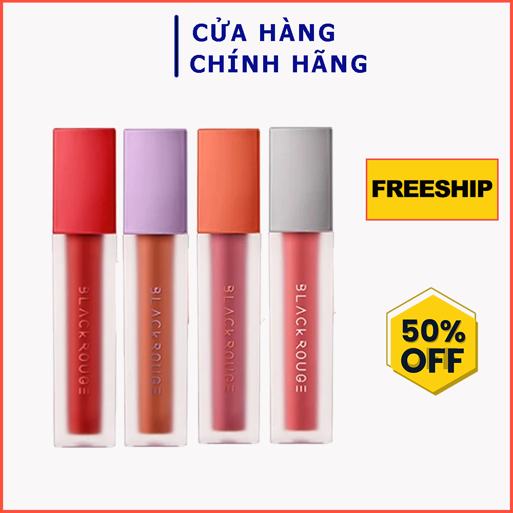 Black Rouge son kem lì đủ màu A12, A01, A45, Blackrouge kem lì chính hãng A12, A21, A06
