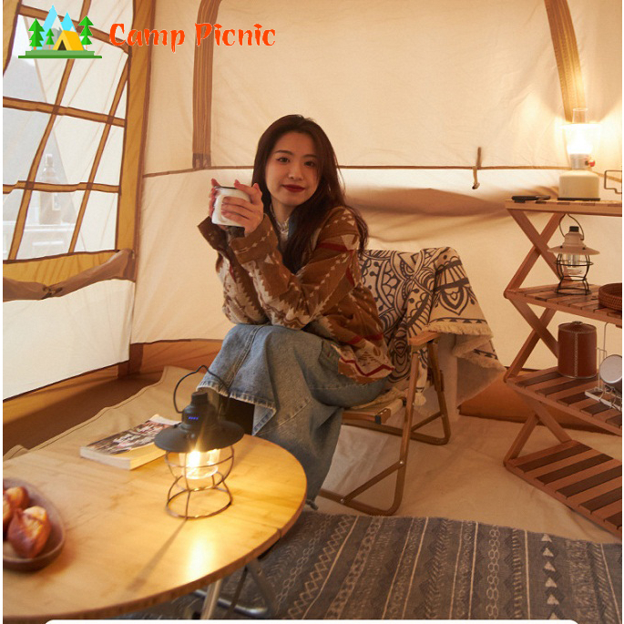 Lều cắm trại Glamping Home, Lều biệt thự chính hãng Moutainhiker mã sản phẩm SZK286 kích thước 316*284*205cm