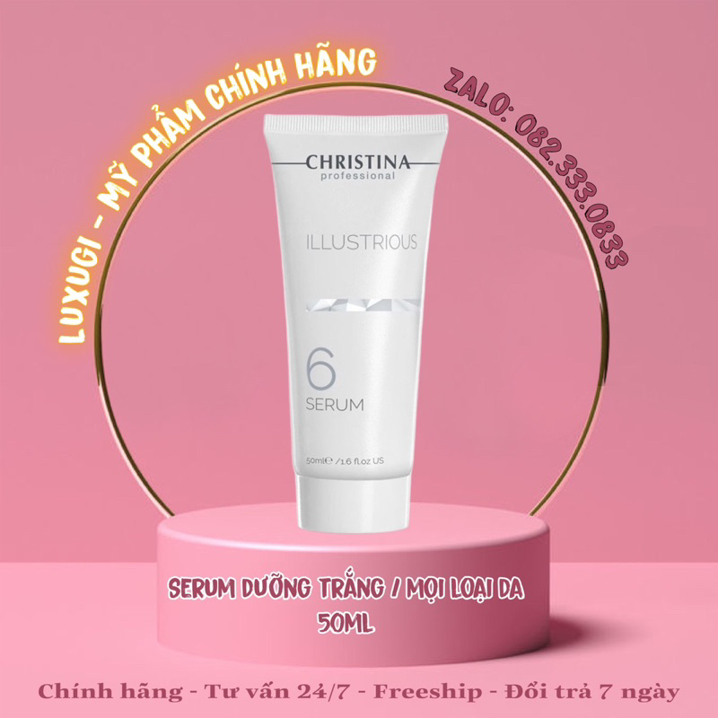 Christina Illustrious serum số 6 - Serum sáng da mờ thâm nám, chống lão hóa cho da