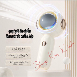 Quạt sạc USB mini cầm tay 3 tốc độ gió model mới nhất 2023