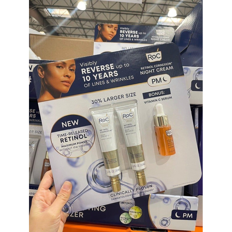 Sale Set Róc Rétínól + serum Vítámín C set 3 món spf 30