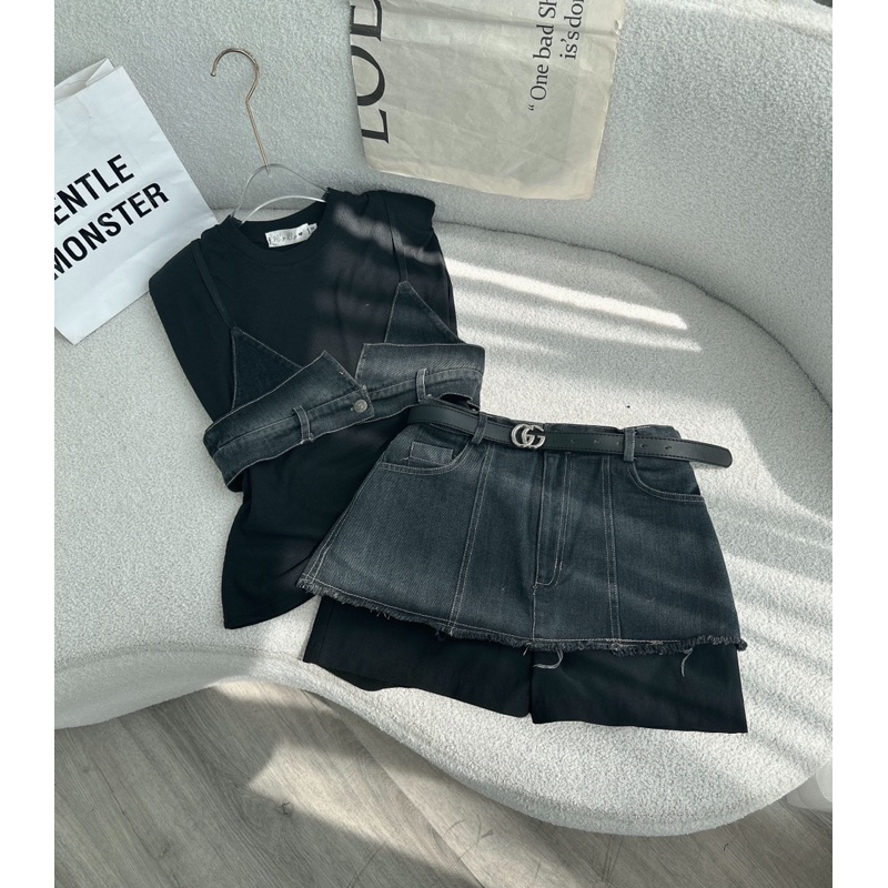 SET 4 MÓN ĐEN PHỐI JEAN