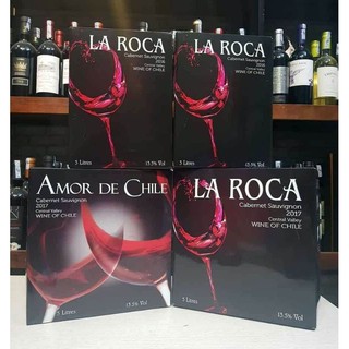 Rượu vang Bịch Chile La Roca Đỏ 5L