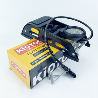 Bơm xe máy đạp chân Kiotool hơi xe đạp ô tô khỏe nhanh đầy hơi - Bảo hành 12 tháng chính hãng